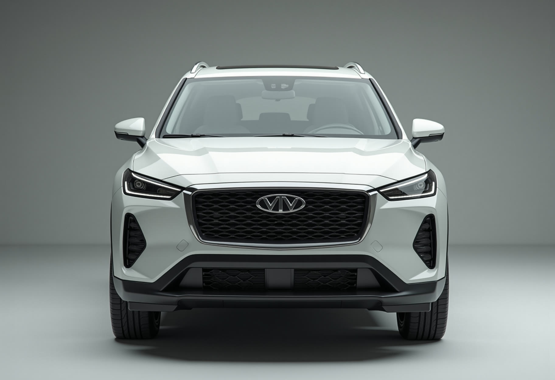 Ceramic-coated white SUV